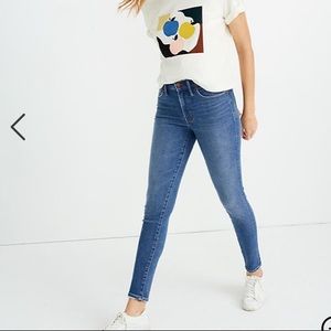 NWT madewell 9” mid rise skinny jeans